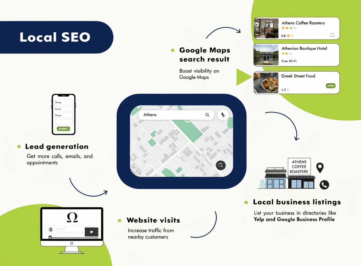 Local SEO visibility to value with Google Maps and leads