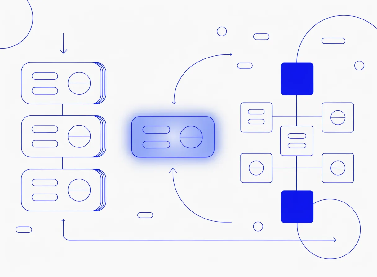 Redirect map connecting old URLs to new pages