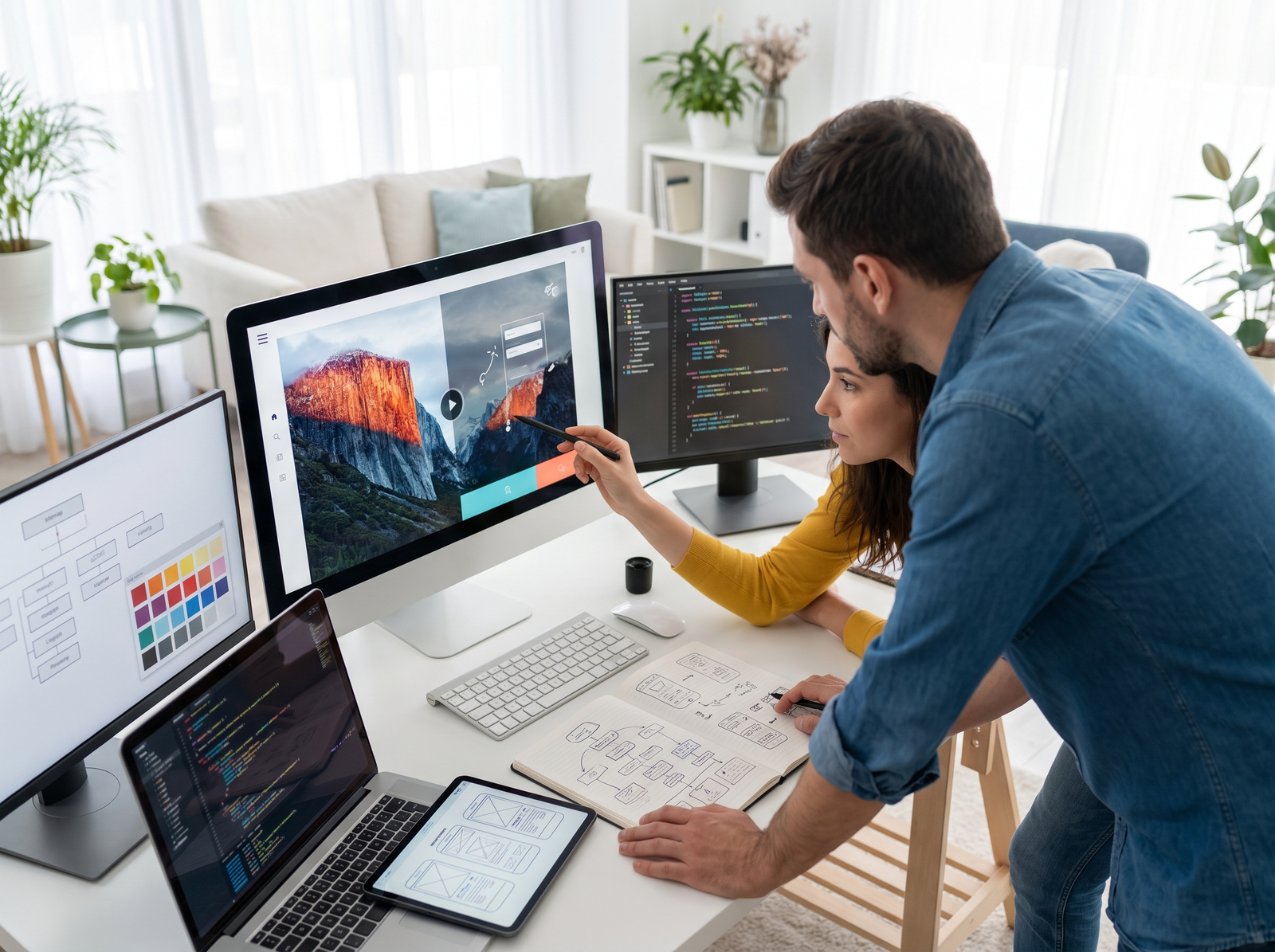 Custom web design for a business with specific functionality