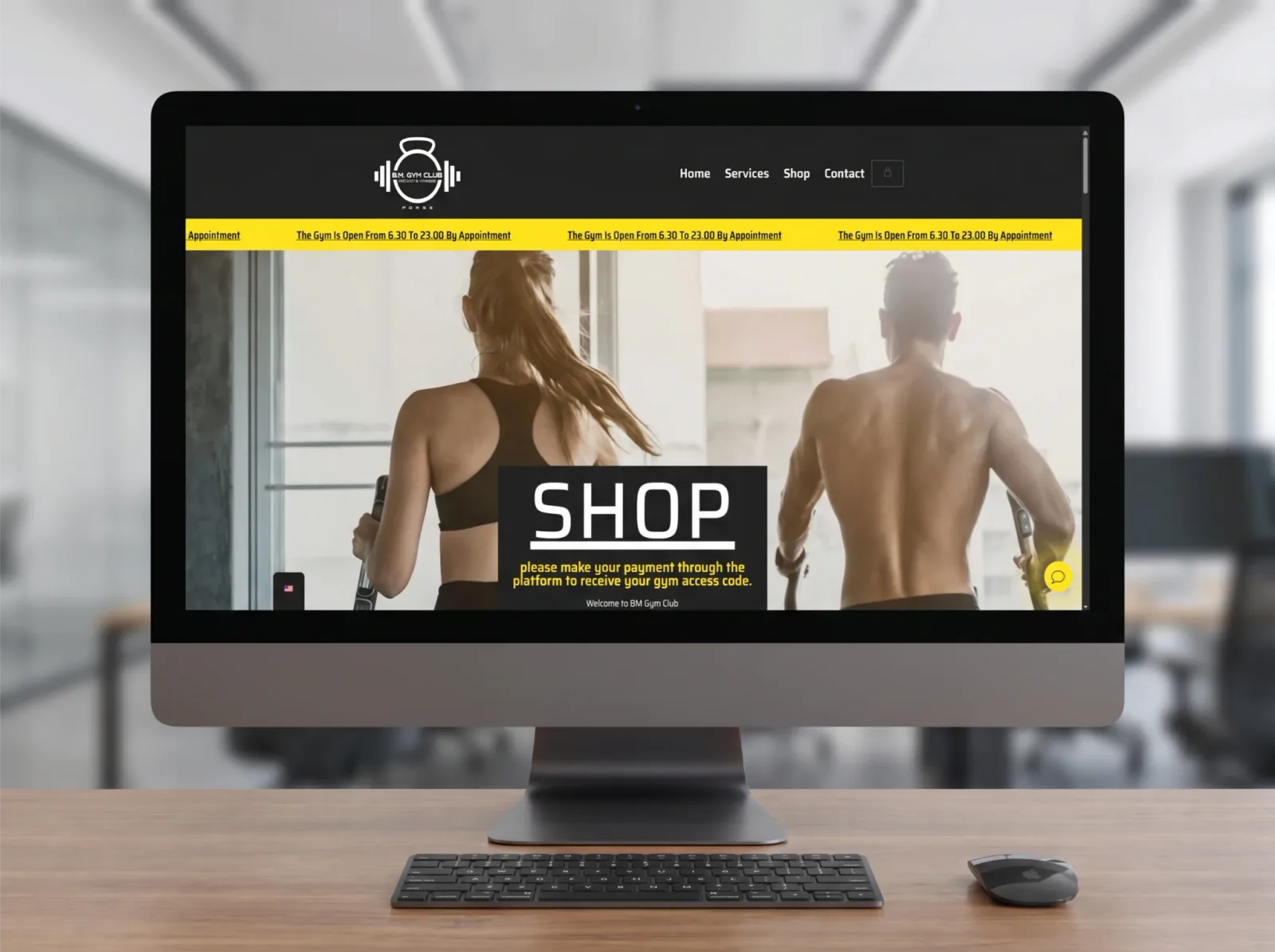 BM Gym Club Website