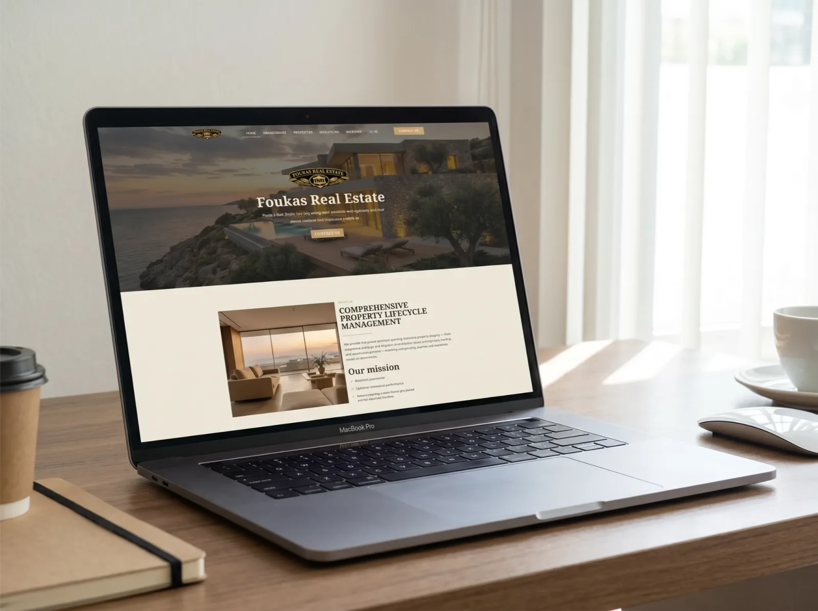 Foukas Real Estate Website
