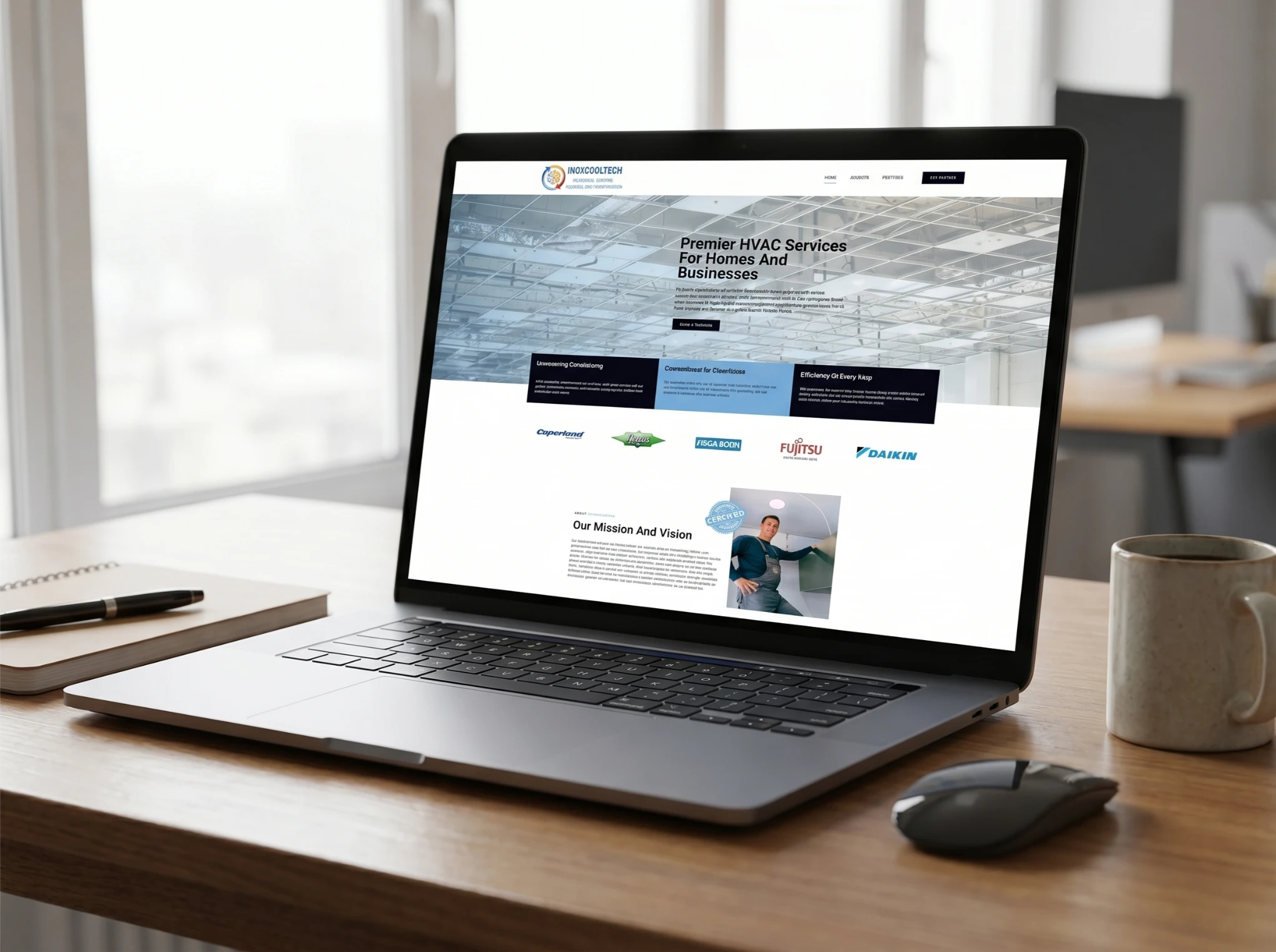 Inox Cool Tech Website