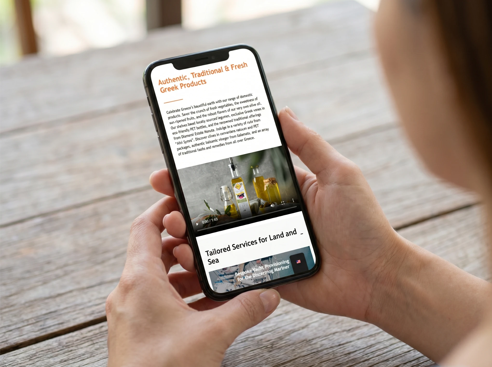 Poros Grocery Market Website