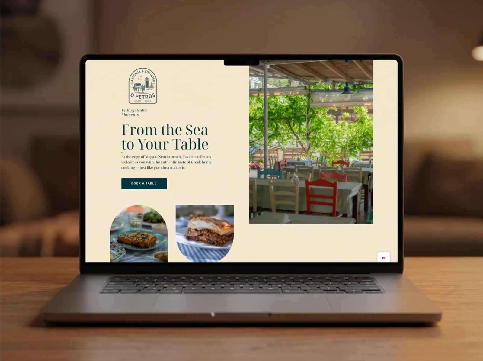Taverna O Petros Website