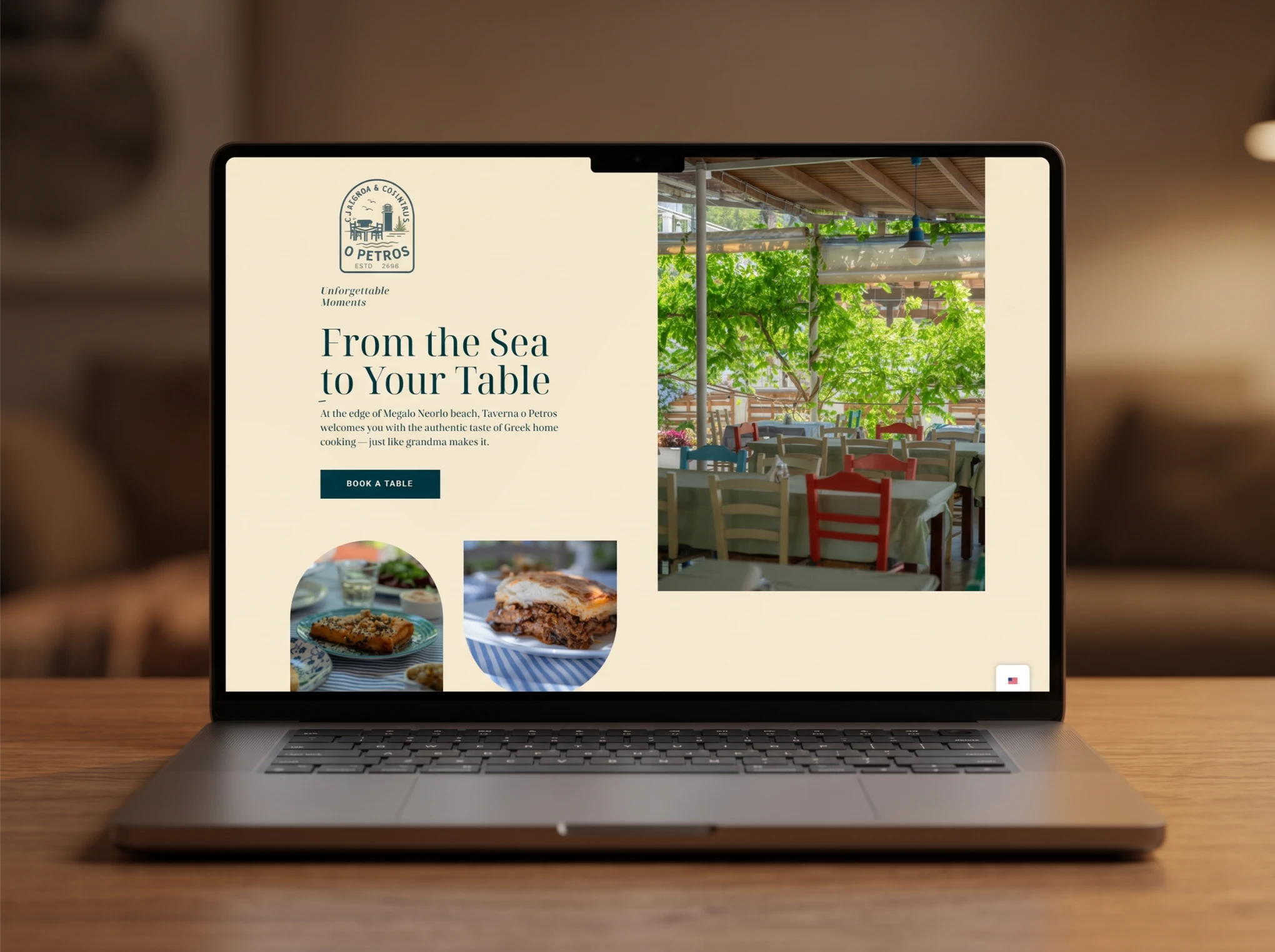 Taverna O Petros Website